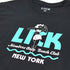 beach club graphic t-shirt detail black